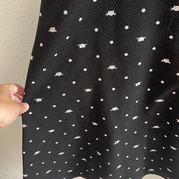 Torrid Sleeveless Cat Polka Dot Skater Dress Size 1X - Picture 4 of 7